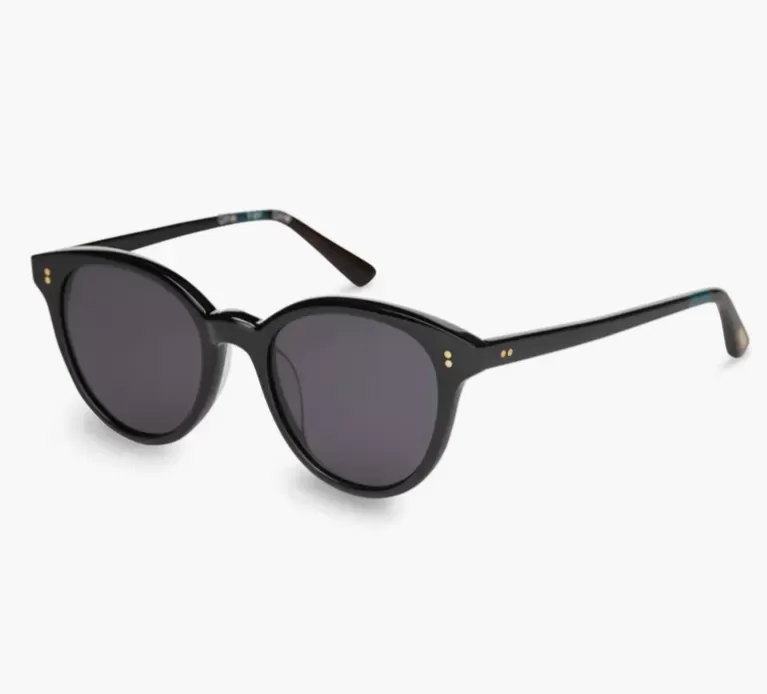 TOMS SUNGLASSES AARYN SHINY BLACK/DARK GREY