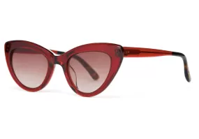 TOMS SUNGLASSES WILLOW ROSEWOOD CRYSTAL/BROWN