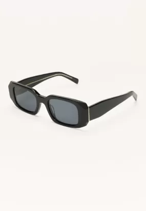 Z SUPPLY OFF DUTY SUNGLASSES - BLACK/GRAY